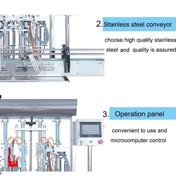 MO-Qdmdch Automatic BZ0031 Liquid Filling Machine Stainless Steel Paste Sauce Honey Cream Piston Quantitative Filler 50-1000ml photo-5