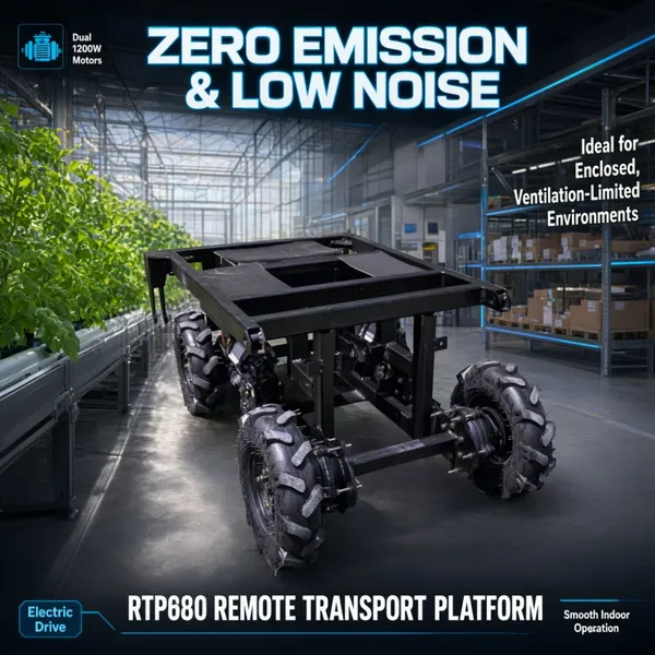 Remote Control Transport Platform Heavy Duty Agricultural Field Utility Vehicle photo-3