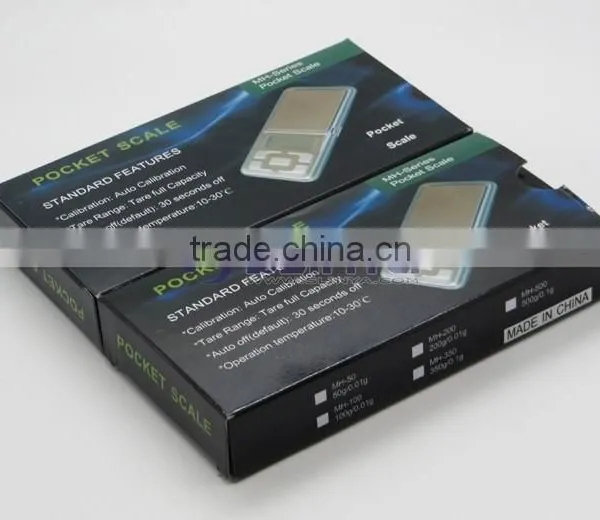MH-500 Scale 500g/0.1g High Precision Blue LCD Pocket Weighing Scale photo-6