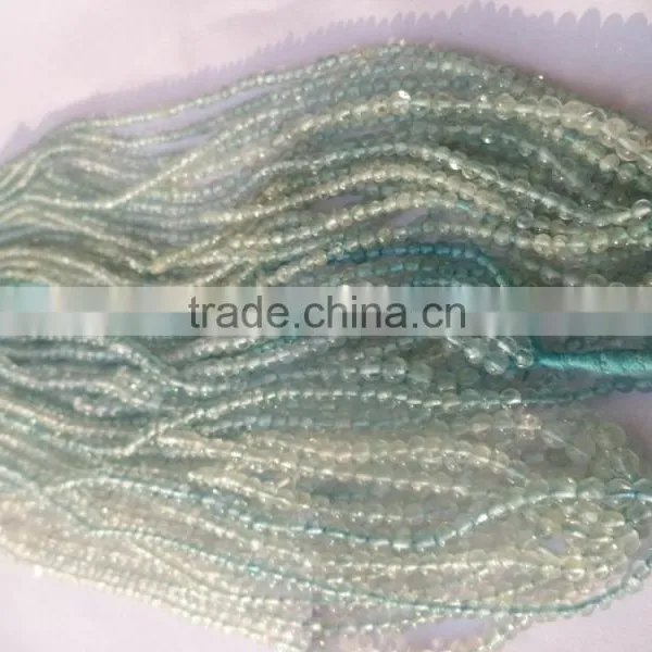 Aquamarine Round Beads photo-2