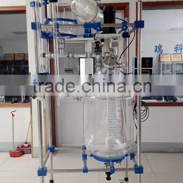 100L Customized Glass Reactor for Distillation and Reflux photo-2