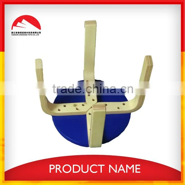 Children Cartoon Design Blue Wooden Dinning Chair photo-2