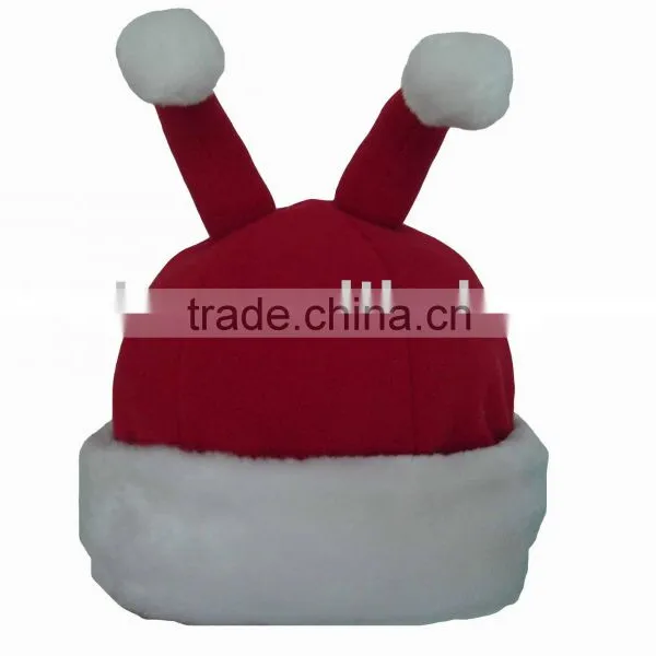 Santa Hat / Christmas Headwear With Horns