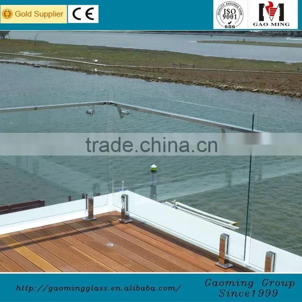Golden Supplier for 11 Years Popular Design Balcony Railing Design Glass With High Quality GM-C286