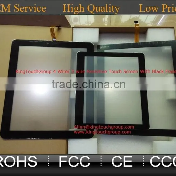 7 8 8.1 8.3 9 10 10.1 10.4 12.1 13.3 14.1 15 15.6 17 18.5 19 21.5 22 Inch Flat 4 Wire Resistive Touch Screen Panel photo-3