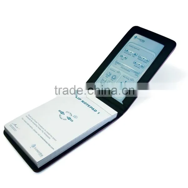 Fashion Small Leather Flip Paper Business Memo Pad Holder photo-5