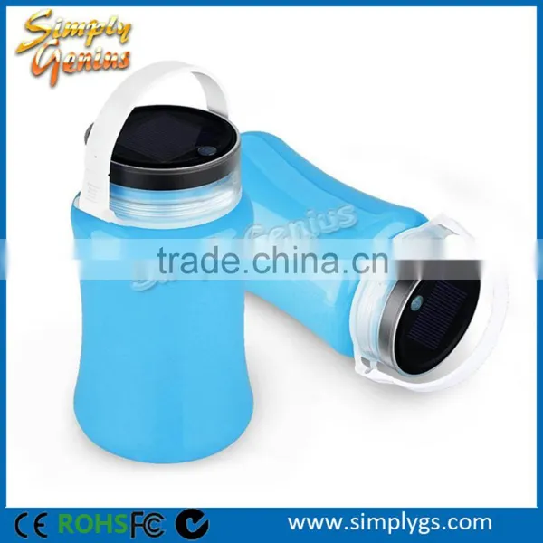 IP67 Foldable Indoor and Outdoor Solar Torch Light With Storage Bottle photo-2