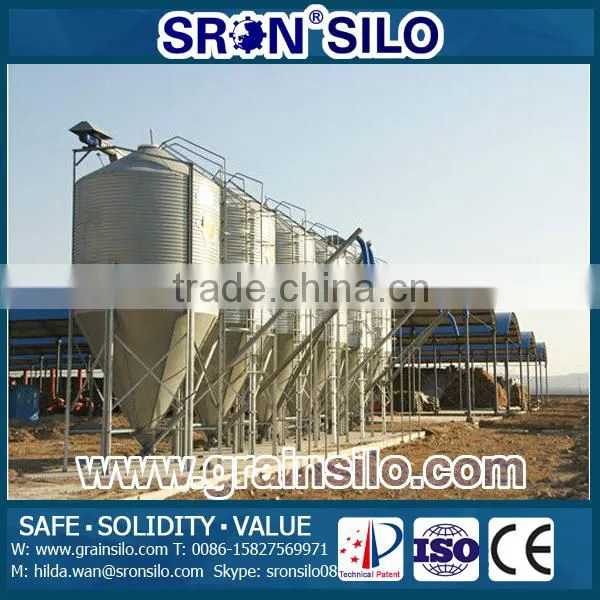 Hot Galvanized Silo Poultry Farm for Chicken Pig Sheep Feed Silo photo-2