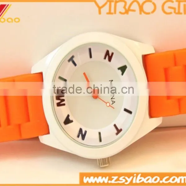 Delicate Candy Color Fashion Silicone Watch photo-3