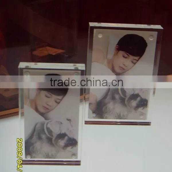 Decorative Square Glass Picture Photo Frame Customized Size photo-2