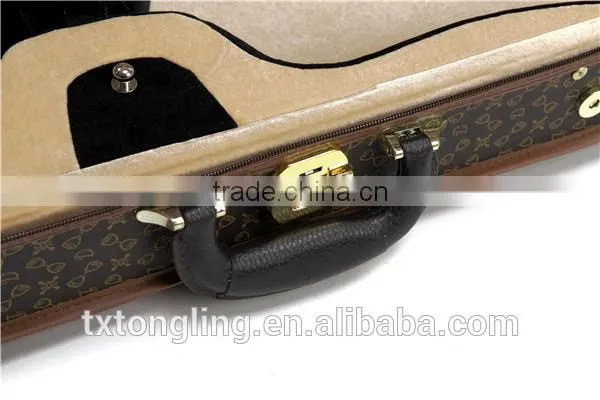 High Grade Leather Violin Case With Lock photo-5