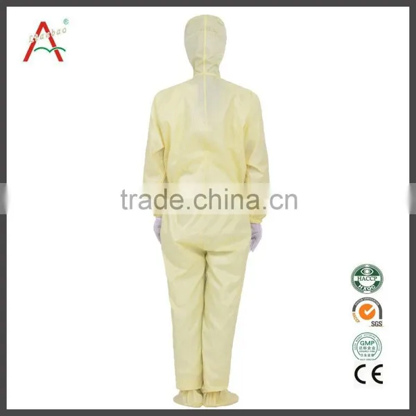 LABY-013-4-505 White S/M/L/XL/XXL Antistaic Washable Coveralls With Cap for Cleanroom Esd Garment Ebola photo-3
