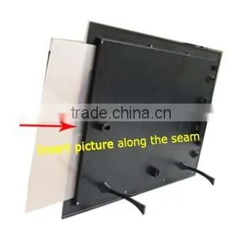 Lighting Photo Frame , Plastic Frame Led Illuminated Acrylic Panel , Cheap Popular Fashion Design Standard A4 Size LED Frame photo-3