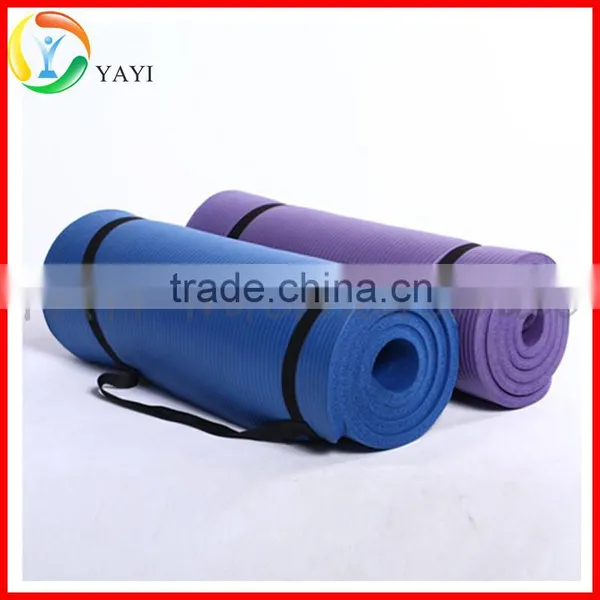 Cheap High Density NBR Exercise Yoga Mat With Carry Strap photo-5