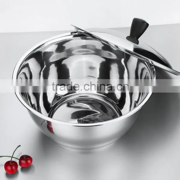 Dinnerware Heat Resistant Stainless Steel Bowl With Lid as Seen on tv photo-4
