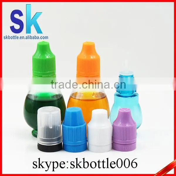 10ml Blue PET e Liquid Plastic Bottles Child Tamperproof Cap With Press in Tip photo-6