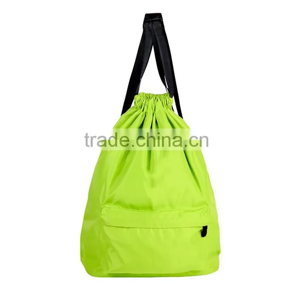 Fashion Strong Drawtring Backpack Outdoor Sports Hiking Bag photo-4
