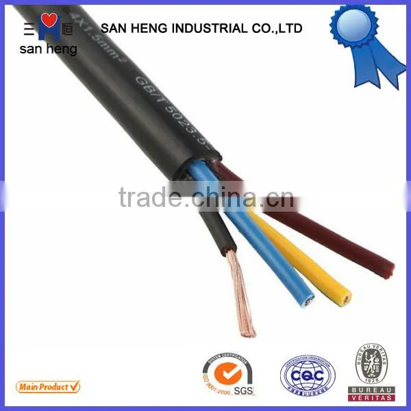 Hot! H05VV-F 3X0.75 3X1.0 3X1.5 3X4 3X6 MM2 CABLE FACTORY PVC INSULATION CABLE WIRE photo-4