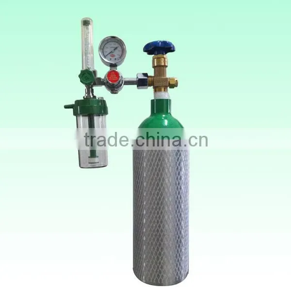 Alumium Oxygen Cylinder Kit 2.0L Set