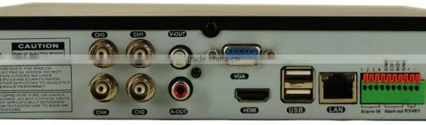 CCTV 4CH HD TVI DVR Support 4CH 720P Realtime Recording & Playback photo-3