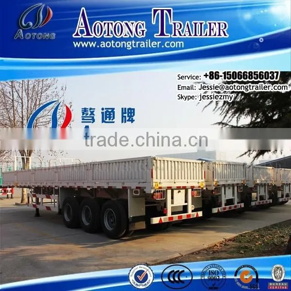 2016 High Quality 3 Axle High Wall Semi Trailer for Sale