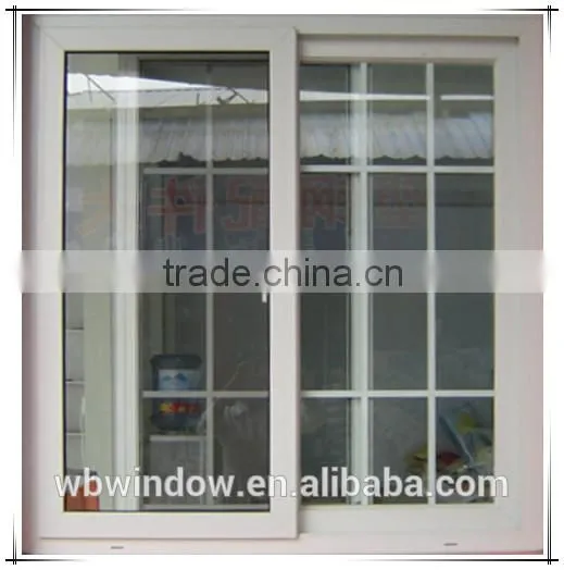 UPVC/PVC Attractive Design Sliding Window With Grill photo-5