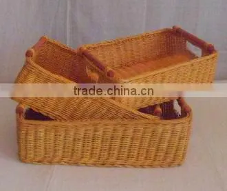 Woven Full Rattan Bread Basket photo-5