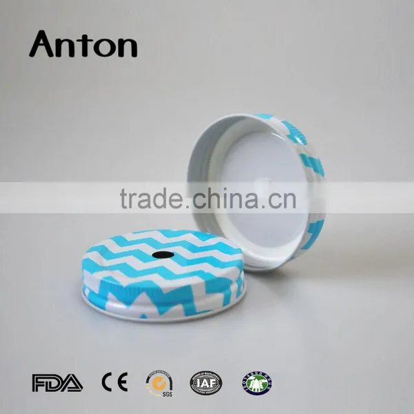 Tin Metal Lug Cap With Printing photo-4