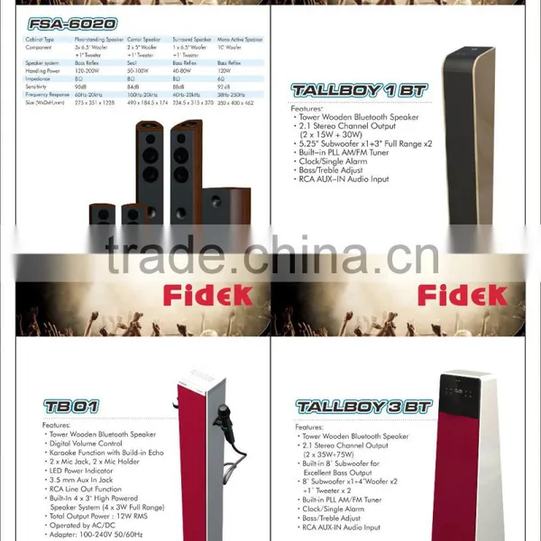 Original Design Multimedia Floor Stand Powered Speaker Karaoke Function With Build-in Echo Big Audio Speakers photo-2