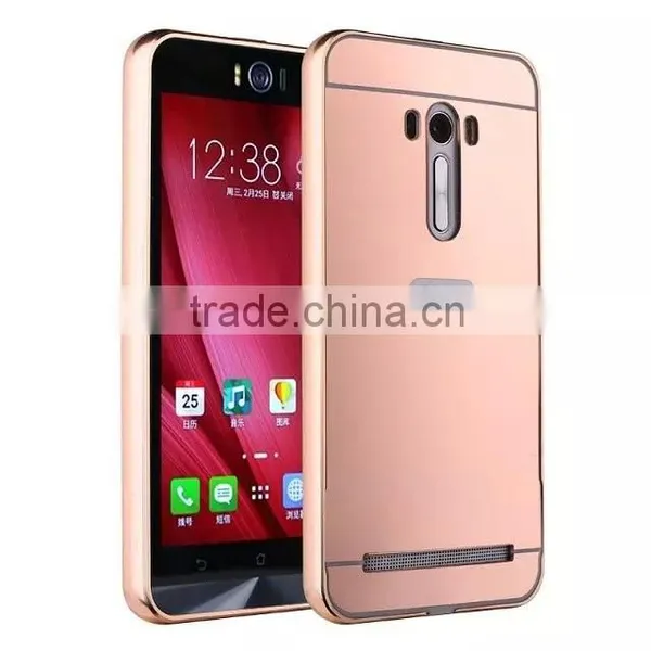 Hot Sale For Asus Zenfone 5 ZE551ML ZE500KL ZE550KL ZD551KL Aluminum Alloy Frame Mirror Acrylic Plastic Back Cover Case photo-3