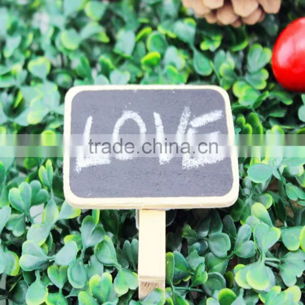 Mini Wooden Clip With Decoration Wooden Chalk Boards photo-6