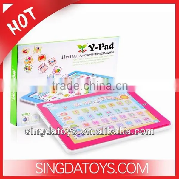 2014 Hottest Education Toy Smart Play Pad English ABC Learning Ypad