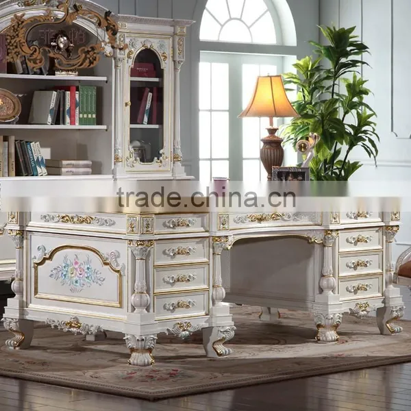 High End Wooden Executive Desk Wooden Office Furniture Imperial Executive Desk