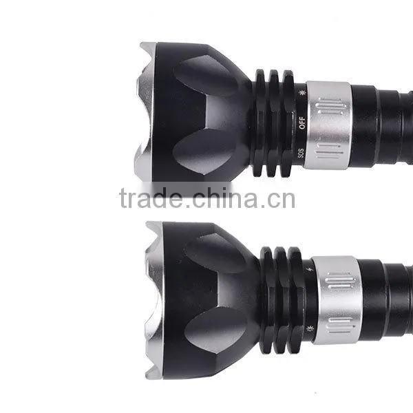TP-52 Aluminum IP68 5Models 10w 50m Deep 1000 Lumen Diving Flashlight photo-3