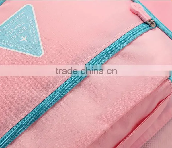 YIWU RODA Fashion Nylon Fabric Water-proof 4 Sets Folding Travel Storage Bag photo-6