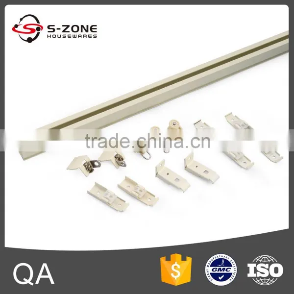 2016 Home Decor Single Double Ivory White Straight Curtain Track photo-5