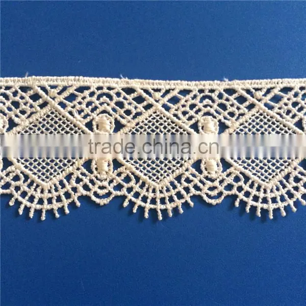 Eco-friendly polyester Indian george lace fabric