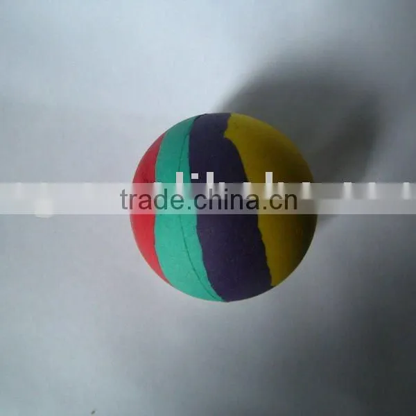 Rainball Stress Ball,rubber Foam Ball With Rainball.colourful Ball Promotion Production