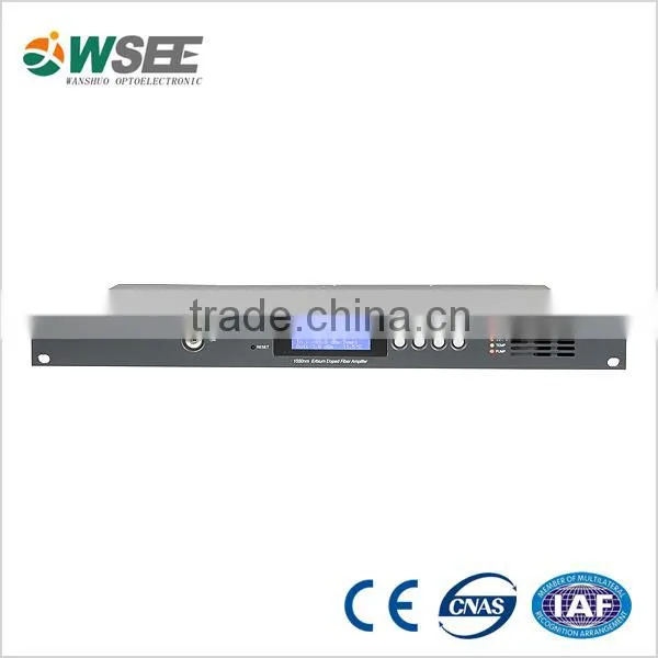 1U 32dBm (16*22) 1550nm High Power Optical Amplifier EDFA With JDSU Laser photo-2