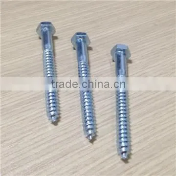 Zinc Plated Hex Head Wood Screw photo-4