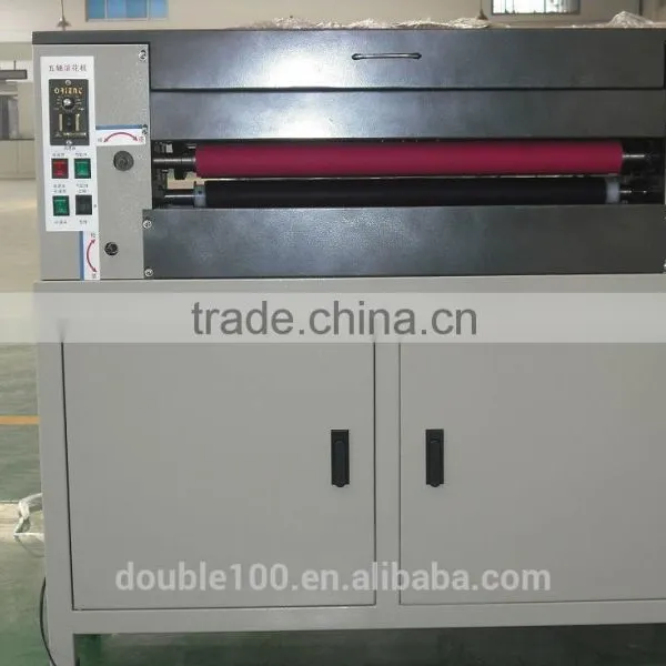 China Biggest Manufacture 650mm Multi Rollers Embossing Lamination Machine for Photo Paper photo-3