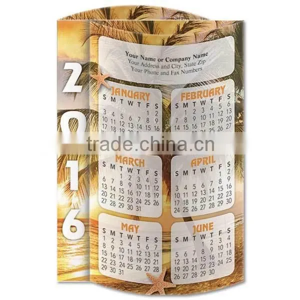 2016 Custom Desk Wall Calender With Color Printing Service photo-2