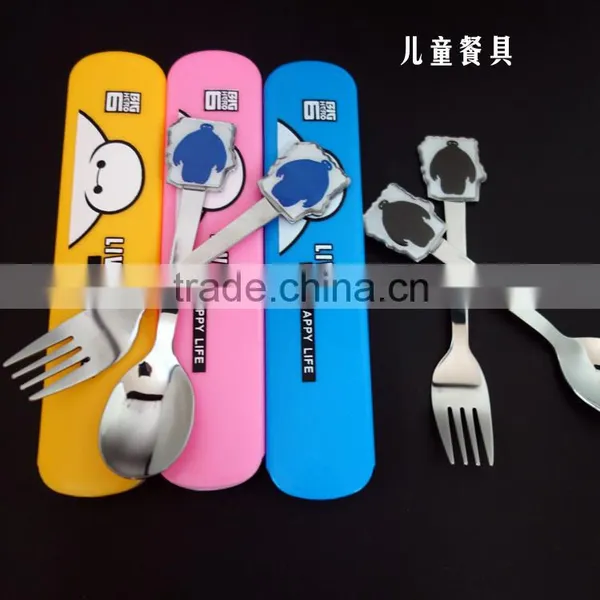 Cartoon Stainless Steel Cutlery Set With Unique Box photo-6