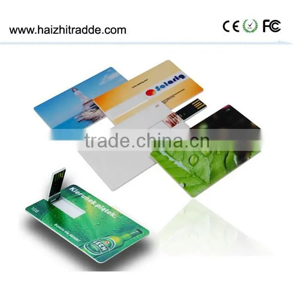 Hot Sale Bulk Custom Logo Credit Card Usb Flash Drive