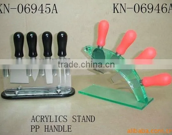 4pcs Cheese Tools Set With Holder