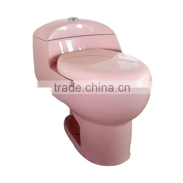 Different Color Long Term Supply Large Quantity Wholesale Ceramic Toilets in Yellow photo-4