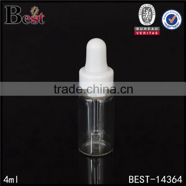4ml Clear Glass Tube Flat Bottom Glass Cylinder Tube