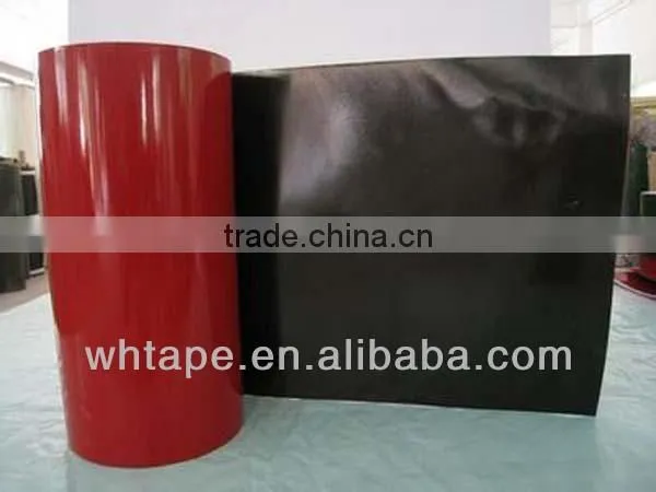 1.0mm Double-sided PE Foam Tape With Red /green Film photo-5