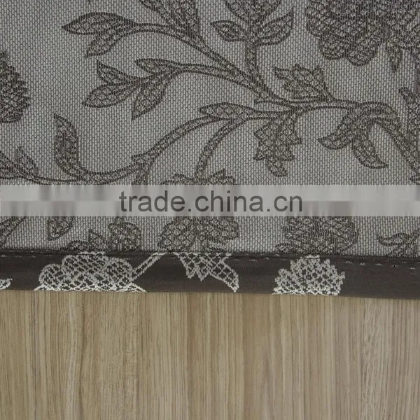 New Arrival 100% Polyester Flower Design Embroidery Window Curtain Fabric photo-4