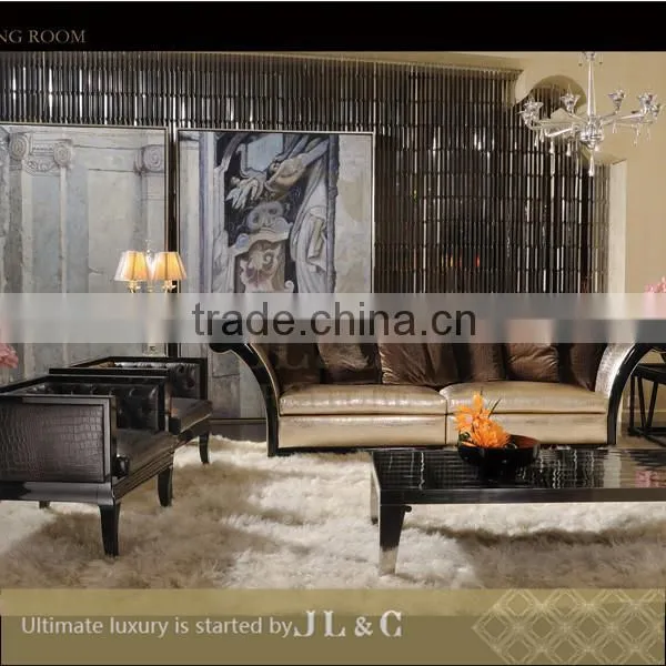 AS12-03 3 Seat Sofa Set in Living Room From JL&C Luxury Home Furniture Lastest Sofa Designs 2016 (China Supplier) photo-3